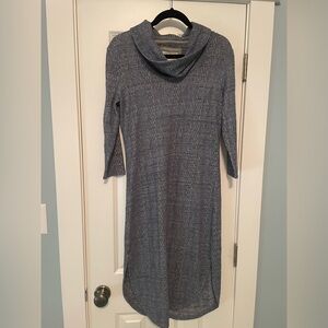 Anthropologie Saturday Sunday Blue Cowl Neck Dress Size S